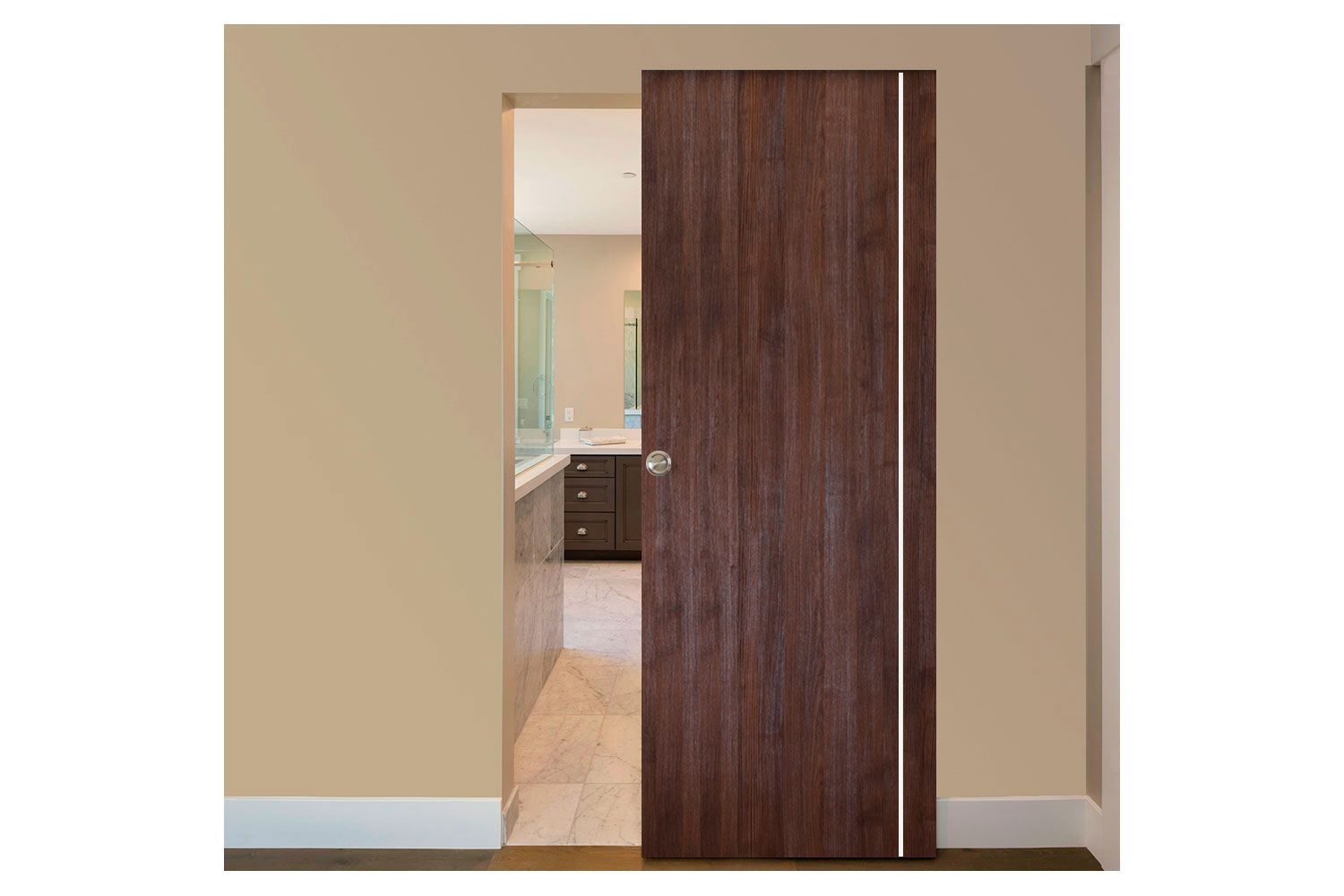 Nova Italia Flush 05 Prestige Brown Laminate Interior Door