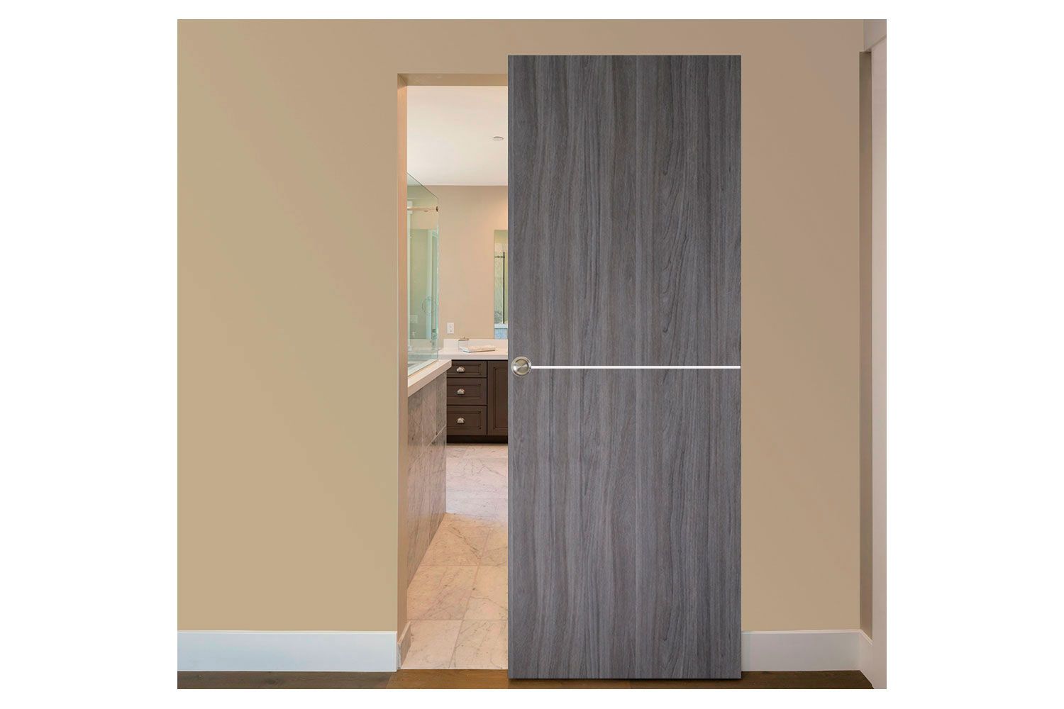 Nova Italia Flush 07 Swiss Elm Laminate Interior Door