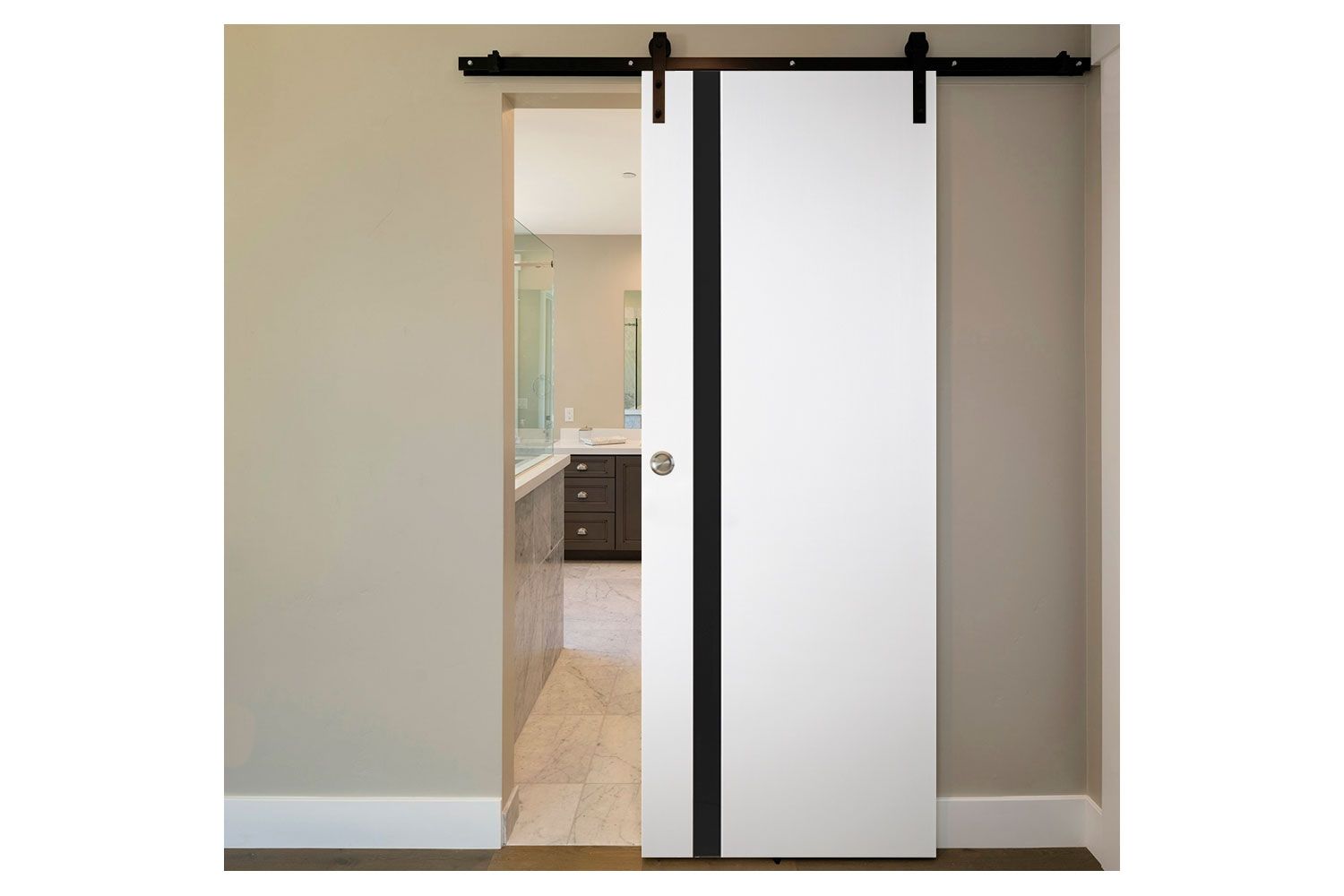 Nova Italia Alaskan White Laminate Interior Door