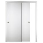 Nova Italia Flush 01 Alaskan White Laminate Interior Door