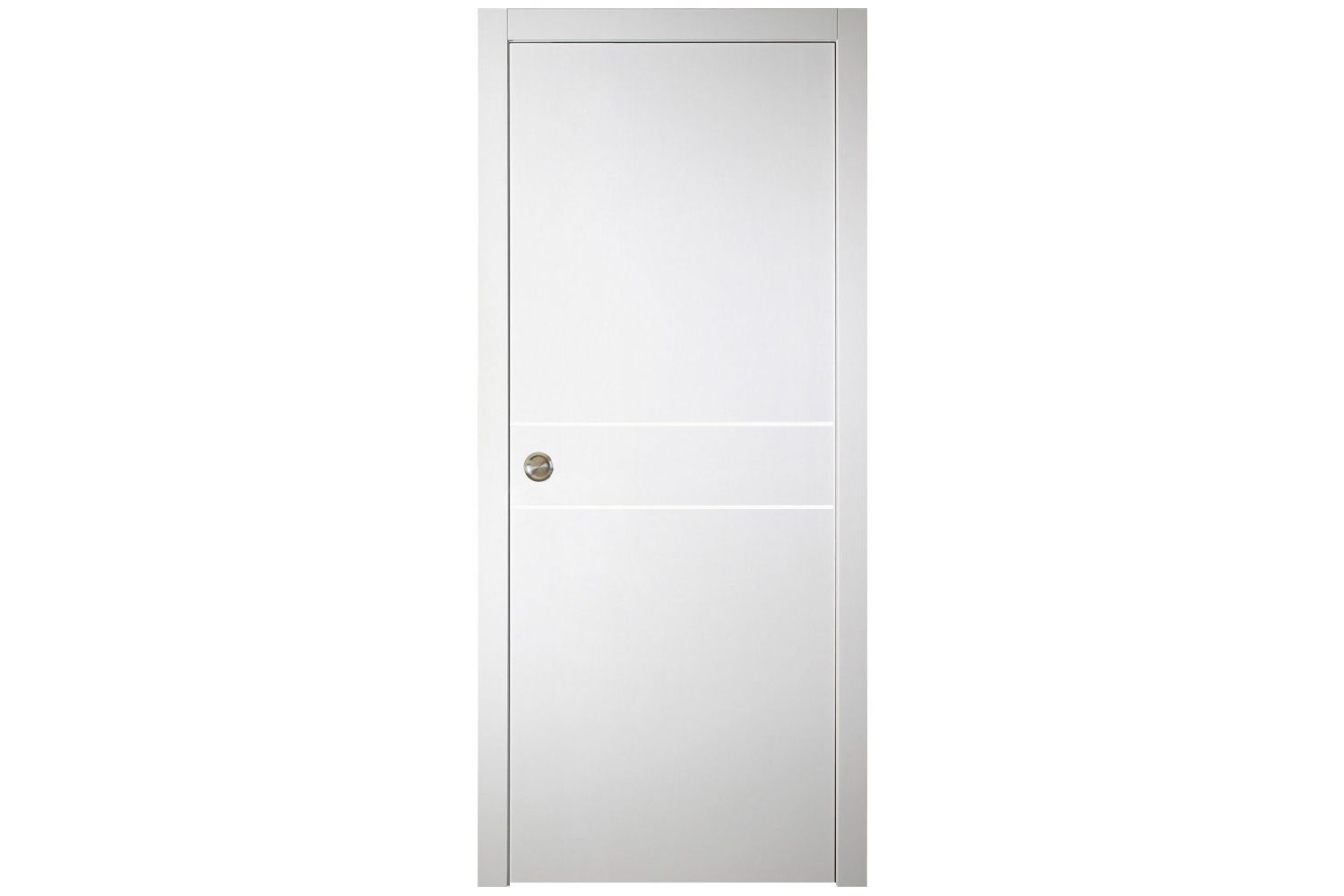 Nova Italia Flush 08 Alaskan White Laminate Interior Door