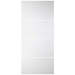 Nova Italia Flush 09 Alaskan White Laminate Interior Door