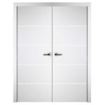 Nova Italia Flush 10 Alaskan White Laminate Interior Door