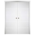 Nova Italia Flush 10 Alaskan White Laminate Interior Door