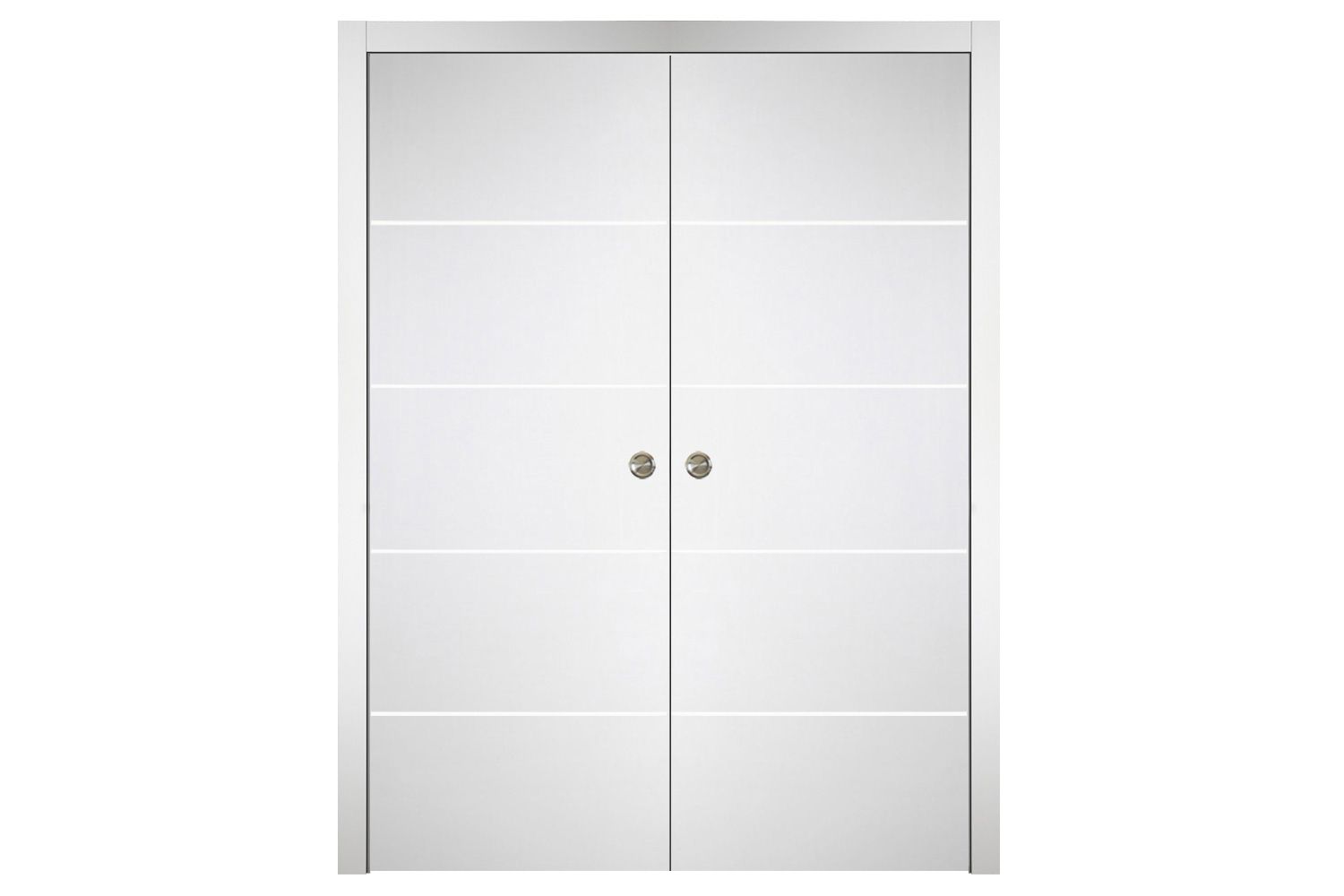 Nova Italia Flush 10 Alaskan White Laminate Interior Door