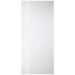 Nova Italia Flush 02 Alaskan White Laminate Interior Door