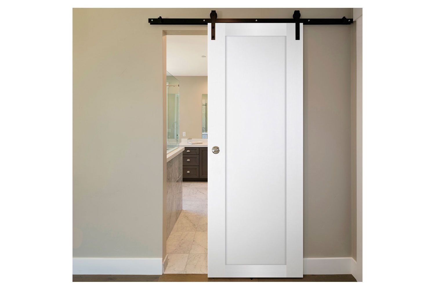 Nova Italia Stile 1 Lite Alaskan White Laminate Interior Door