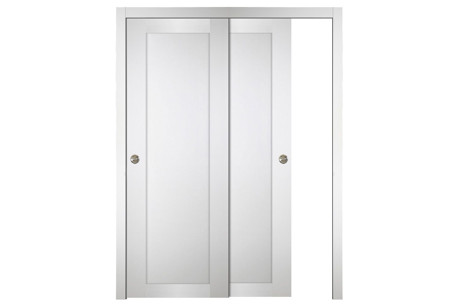 Nova Italia Stile 1 Lite Alaskan White Laminate Interior Door