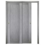 Nova Italia Stile 1 Lite Light Grey Laminate Interior Door