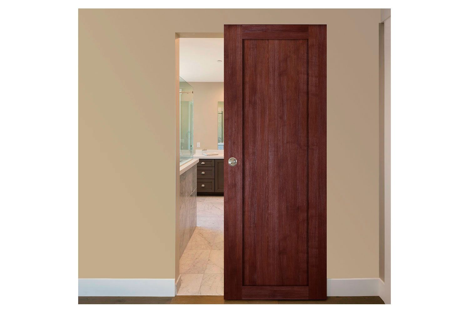 Nova Italia Stile 1 Lite Prestige Brown Laminate Interior Door