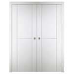 Nova Italia Stile 1H Alaskan White Laminate Interior Door