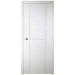 Nova Italia Stile 1H Alaskan White Laminate Interior Door