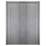 Nova Italia Stile 1H Light Grey Laminate Interior Door