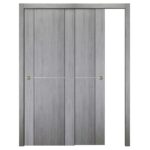 Nova Italia Stile 1H Light Grey Laminate Interior Door