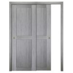 Nova Italia Stile 2 Lite Light Grey Laminate Interior Door