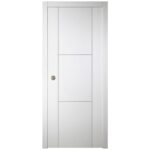 Nova Italia Stile 2H Alaskan White Laminate Interior Door