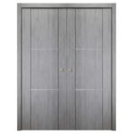 Nova Italia Stile 2H Light Grey Laminate Interior Door