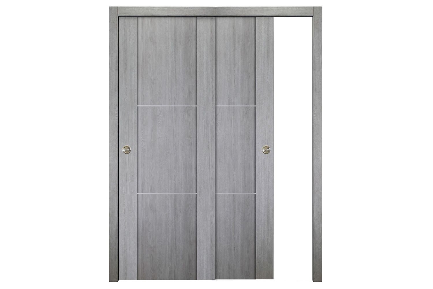 Nova Italia Stile 2H Light Grey Laminate Interior Door