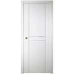 Nova Italia Stile 2HC Alaskan White Laminate Interior Door