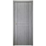 Nova Italia Stile 2HC Light Grey Laminate Interior Door