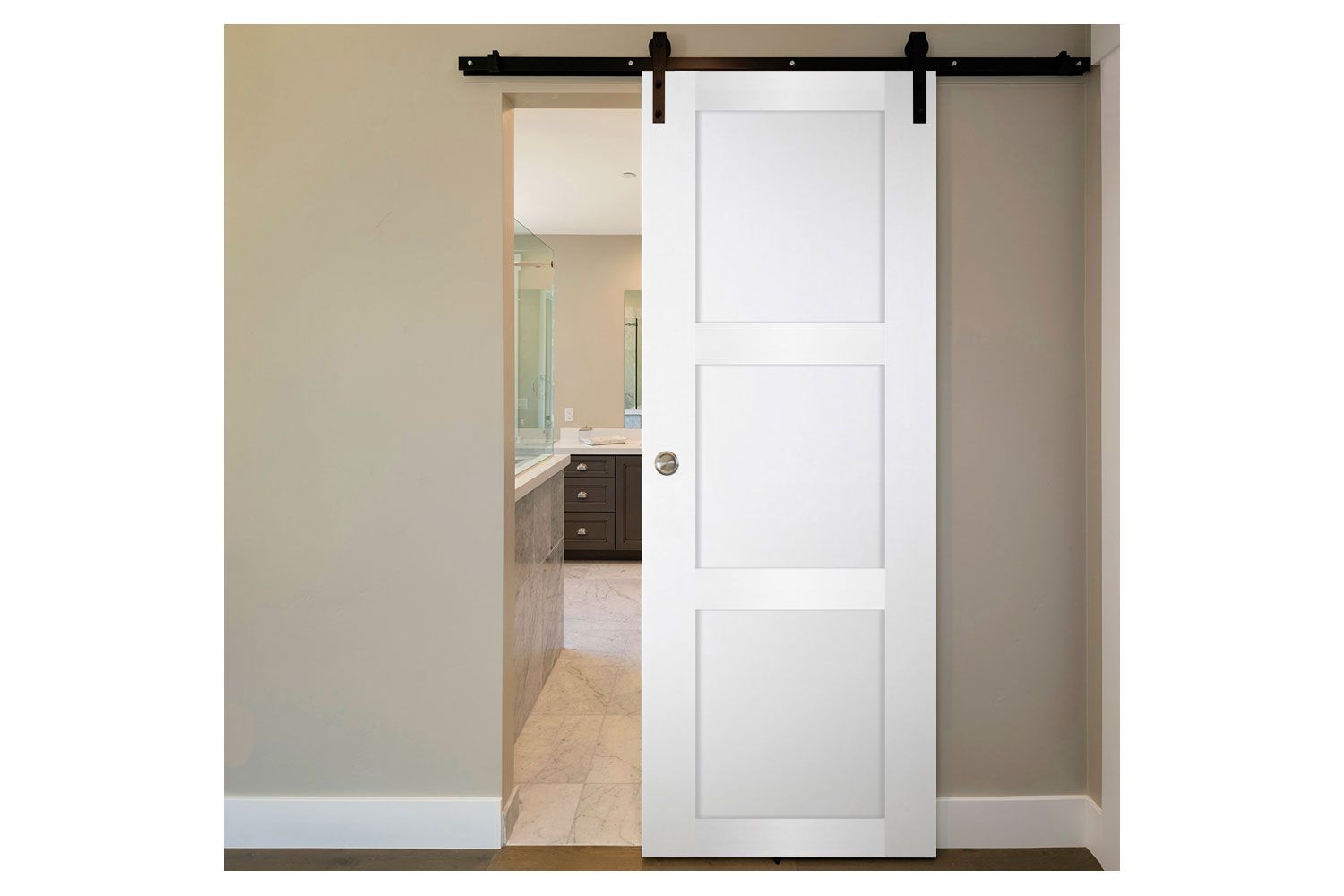 Nova Italia Stile 3 Lite Alaskan White Laminate Interior Door