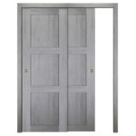 Nova Italia Stile 3 Lite Light Grey Laminate Interior Door