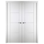 Nova Italia Stile 3H Alaskan White Laminate Interior Door