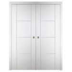 Nova Italia Stile 3H Alaskan White Laminate Interior Door