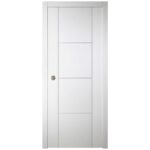 Nova Italia Stile 3H Alaskan White Laminate Interior Door