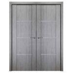 Nova Italia Stile 3H Light Grey Laminate Interior Door