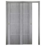 Nova Italia Stile 3H Light Grey Laminate Interior Door