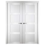 Nova Italia Stile 4 Lite Alaskan White Laminate Interior Door