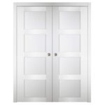 Nova Italia Stile 4 Lite Alaskan White Laminate Interior Door