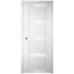 Nova Italia Stile 4 Lite Alaskan White Laminate Interior Door