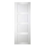 Nova Italia Stile 4 Lite Alaskan White Laminate Interior Door