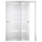 Nova Italia Stile 4 Lite Alaskan White Laminate Interior Door