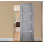 Nova Italia Stile 4 Lite Light Grey Laminate Interior Door