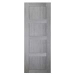 Nova Italia Stile 4 Lite Light Grey Laminate Interior Door