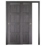 Nova Italia Stile 4 Lite Swiss Elm Laminate Interior Door