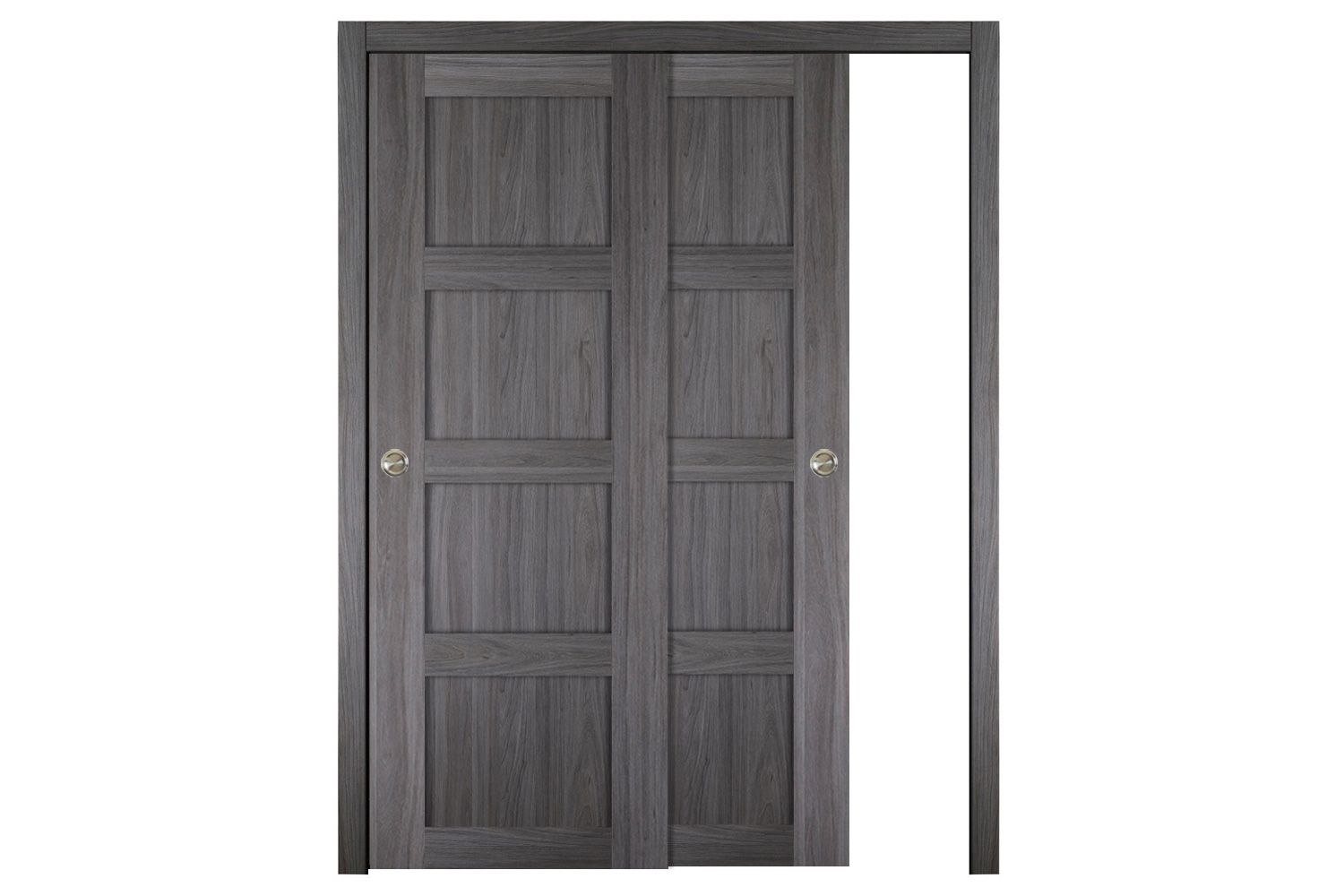 Nova Italia Stile 4 Lite Swiss Elm Laminate Interior Door