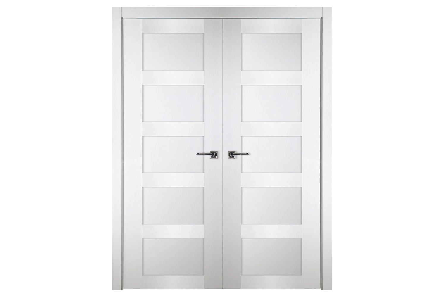 Nova Italia Stile 5 Lite Alaskan White Laminate Interior Door