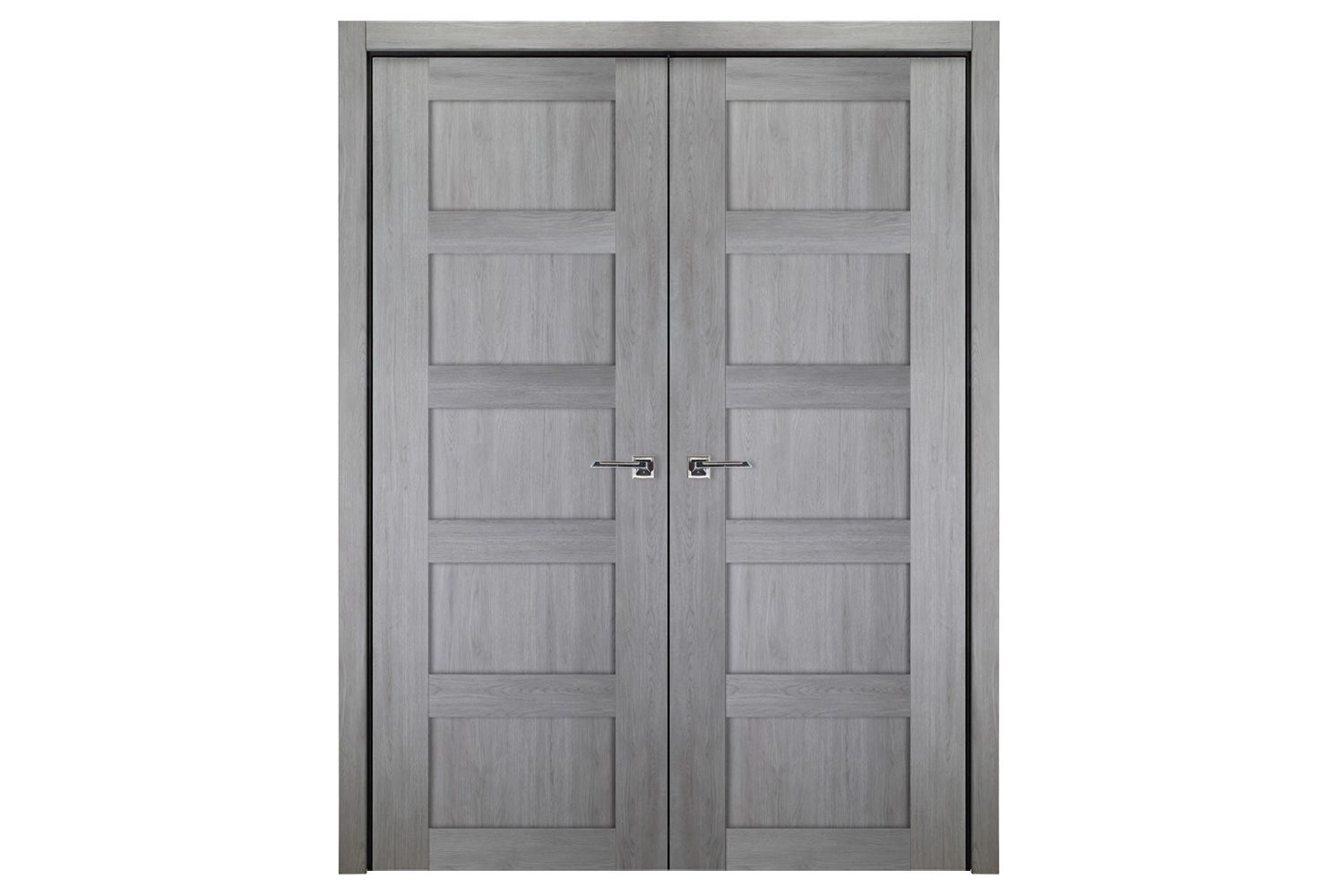 Nova Italia Stile 5 Lite Light Grey Laminate Interior Door