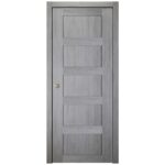 Nova Italia Stile 5 Lite Light Grey Laminate Interior Door