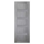 Nova Italia Stile 5 Lite Light Grey Laminate Interior Door