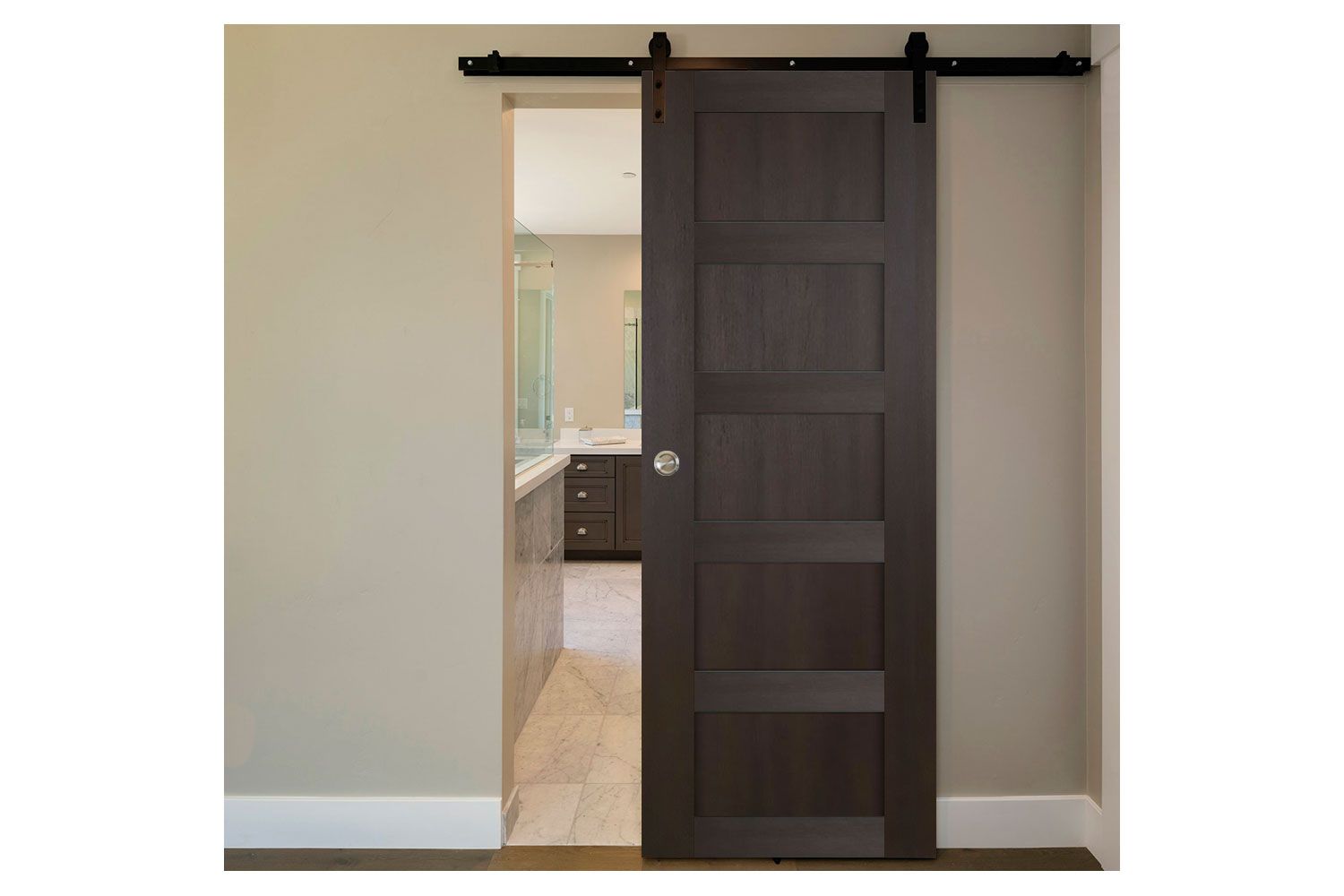 Nova Italia Stile 5 Lite Premium Wenge Laminate Interior Door