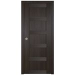 Nova Italia Stile 5 Lite Premium Wenge Laminate Interior Door