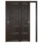 Nova Italia Stile 5 Lite Premium Wenge Laminate Interior Door