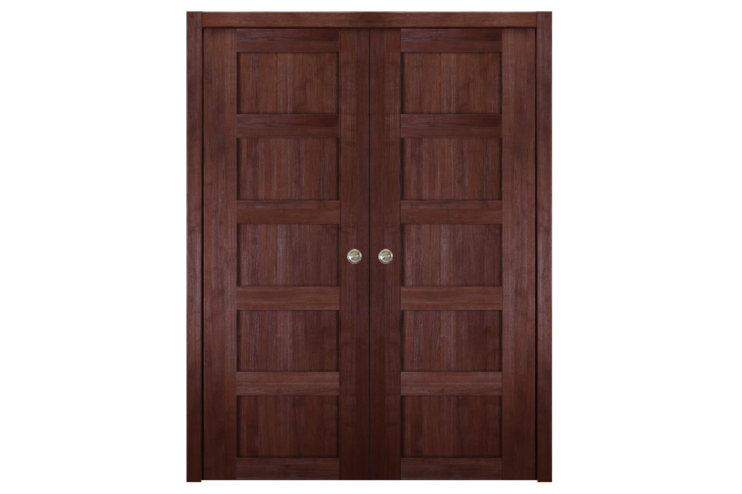 Nova Italia Stile 5 Lite Prestige Brown Laminate Interior Door