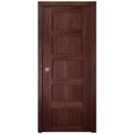 Nova Italia Stile 5 Lite Prestige Brown Laminate Interior Door