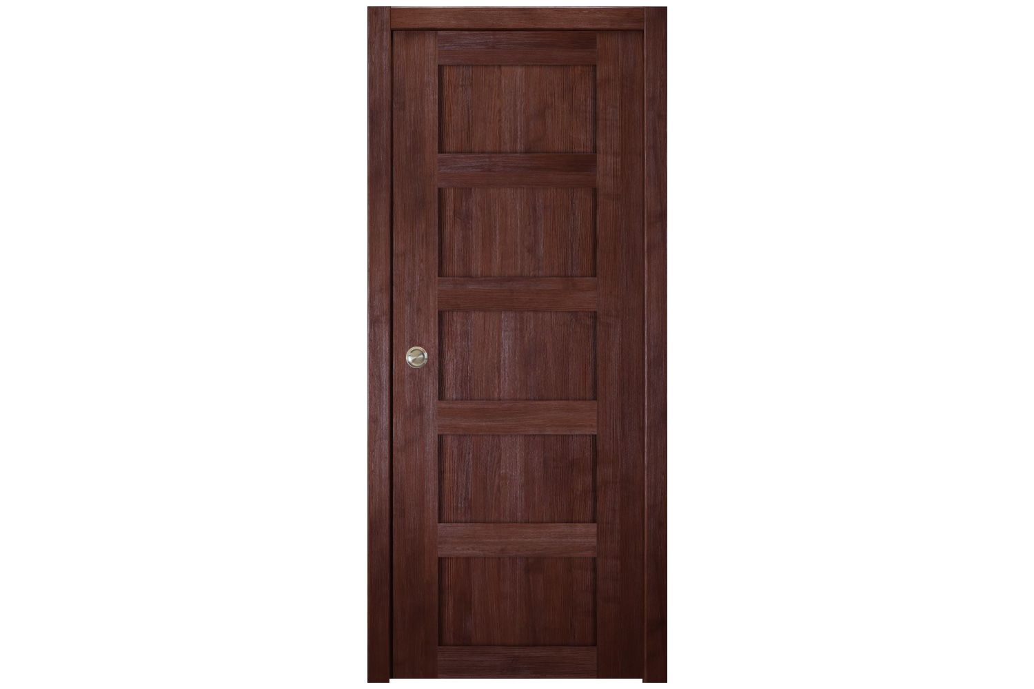 Nova Italia Stile 5 Lite Prestige Brown Laminate Interior Door